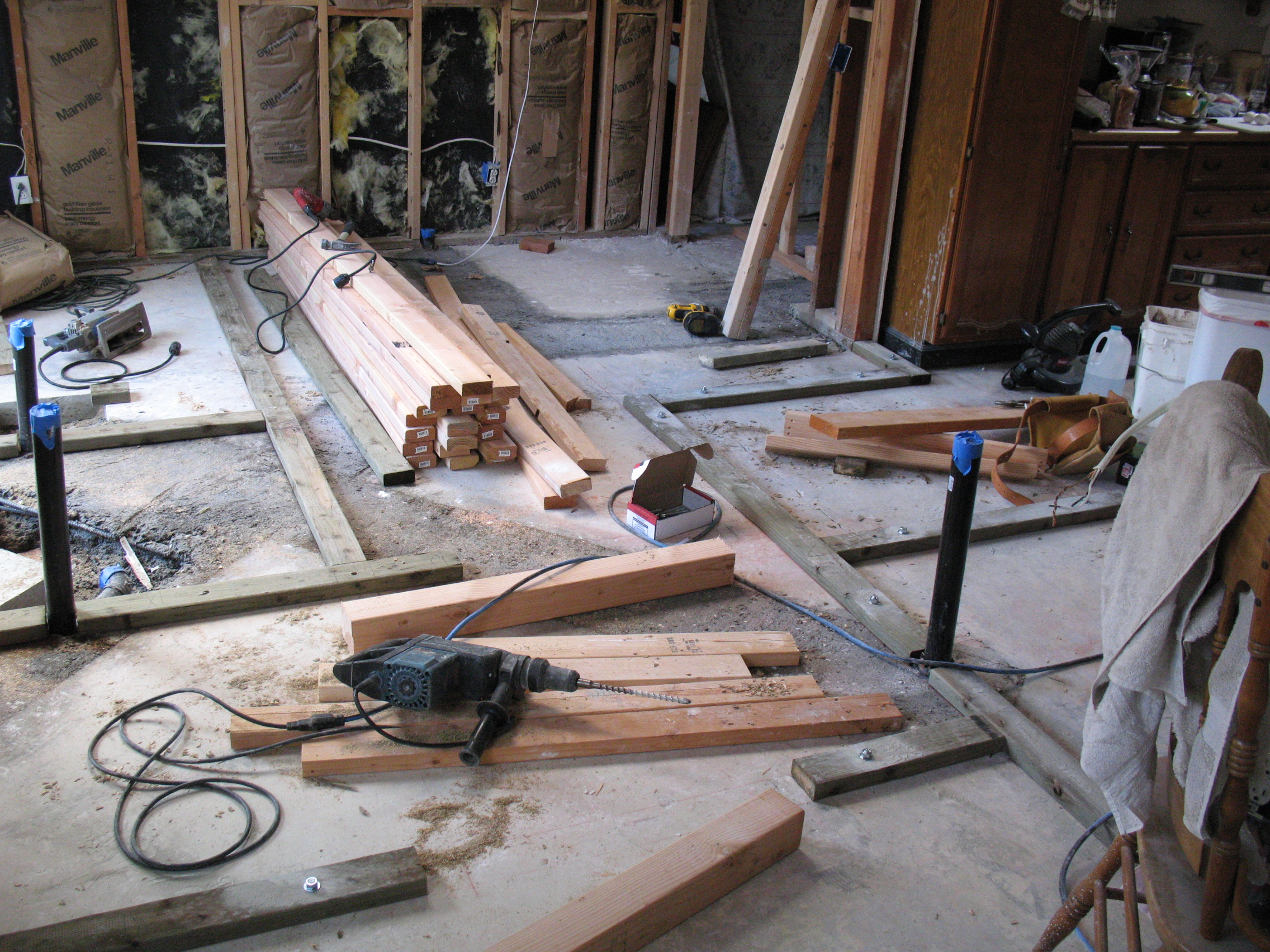 Bottom Plate Framing Layout